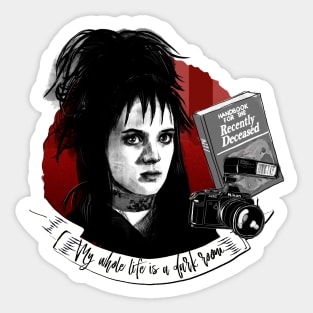 Lydia Deetz Sticker